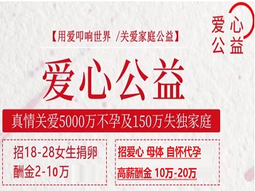 裕民捐卵助孕生子 爱心志愿者招募